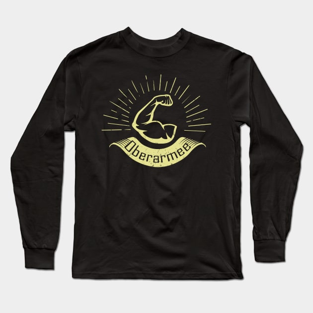 Body Builder Oberarmee Long Sleeve T-Shirt by HBfunshirts